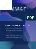 Load Balancing Techniques