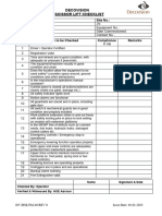 46 Scissor Lift Inspection Checklist