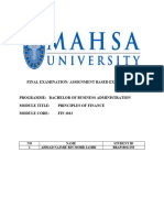 Bbap18011158 Fin 1013 (WM) Principles of Finance