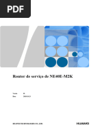 Huawei Enterprise Router NE40E-M2K V800R010C10 Datasheet (Portuguese)