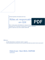 Les Rôles Et Responsabilités