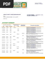 Account Summary: Abdalla Wasfy Hassan Abdelmawgoud ACCOUNT NUMBER: 205006880871-10520 Account Currency: Egp