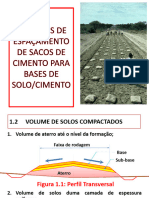 10 - Espaçamento de Sacos de Cimento para Bases de Solo-Cimento