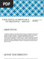 Vigilância Alimentar e Nutricional - Sisvan