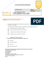 Evaluacion D. 2º