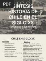 Sintesis Historia de Chile en El Siglo XX