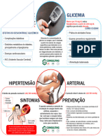 CARTAZ Pressao Arterial & Glicemia