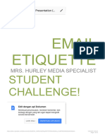 Email Etiquette Presentation (Material)