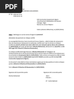 Lettre de Decharge en Cas de Remise D Argent