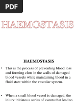 PHS 221 Haemostasis