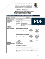 Aas SILABO ITINERARIO. Diseno Arquitectonico I Tercer Trimestre 2023