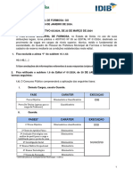 Fases Caráter Execução: Definido Pela Lei Complementar Municipal 11/2012