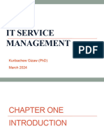 Chapter 1 ITSM