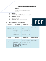 Sesión de Aprendizaje #05