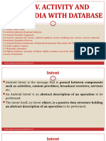 Mad Unit v. Activity and Multimedia With Database