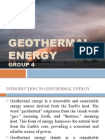 Geothermal Energy Report Group 4