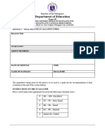 Title Defense Scoring Rubric