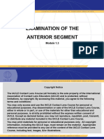 1.3 Examination of The Anterior Segment