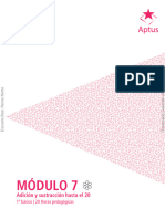 7 - 2023 1 Basico Matematica Modulo 7 Adición y Sustracción Hasta El 20 - Cuaderno de Trabajo Del Alumno