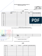 Ficha de Inscrição - Judô