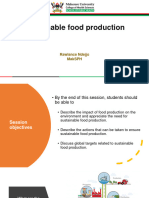 Sustainable Food Production - BEHS