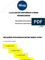 Aula 03 - Relações Ecológicas Harmônicas e Desarmônicas