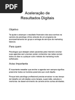 Programa de Aceleração de Resultados Digitais para Psicólogos