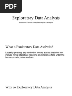 Lecture 1 Exploratory Data Analysis