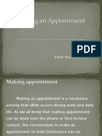 Making An Appointment