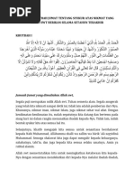 Naskah Khutbah Jumat Tentang Syukur Atas Nikmat Yang Allah SWT Berikan Selama Setahun Terakhir