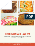 Ebook Receitas Sem Leite e Ovo