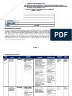 5° Grado - Planificador Semanal Del 25 Al 27 de Marzo