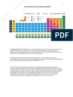 La Tabla Periodica de Los Elementos Quimicos