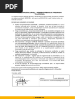 Declaración Jurada Admisión Regular Pregrado Tradicional