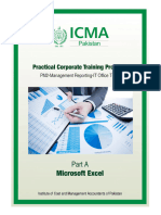 PM2 - Part A MS Excel