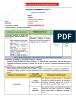 4° - SESIÓN DE APRENDIZAJE N1 - How Do You Feel - HBBA - 2024