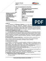 Silabo de Enf Pediatria 2023-I