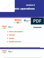 Lecture 8 - Economic Operations