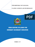 Syllabus - Book Keeping - F1-F4 - 2016