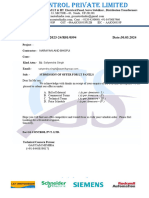 GS Control Offer of LT and HT Panel