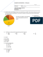 Avaliação 6º Ano - Números Decimais