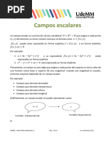 Campos Escalares, Límites y Continuidad