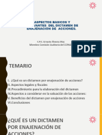 Puntos Dictamen de Enajenacion de Acciones