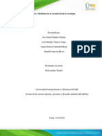 Fase 2 Sociologia Rural Reflexión de La Sociedad Desde La Sociología