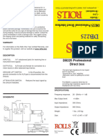 Rolls DB225 DI Manual & Schematic