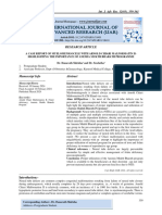 A Case Report of Myelomenigocele With Arnold Chiari Malformatin Ii-Highlighting The Importance of Anemia Mukth Bharath Programme