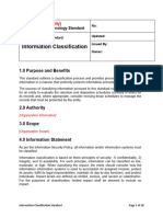 Information Classification Standard