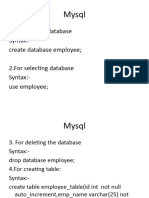 Mysql