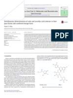 Simultaneous Determination of Rutin and Ascorbic Acid Mixture