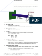 Give Example A Title: /title, Cross-Sectional Results of A Simple Cantilever Beam